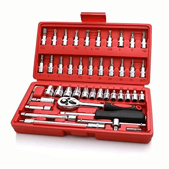 46-in-1 Multi-Purpose Tool Kit for Car Repair & Maintenance