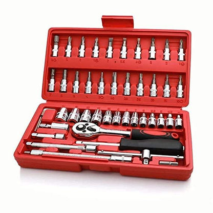 46-in-1 Multi-Purpose Tool Kit for Car Repair &amp; Maintenance