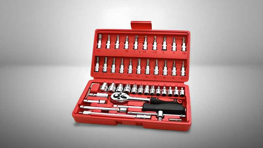 46-in-1 Multi-Purpose Tool Kit for Car Repair &amp; Maintenance