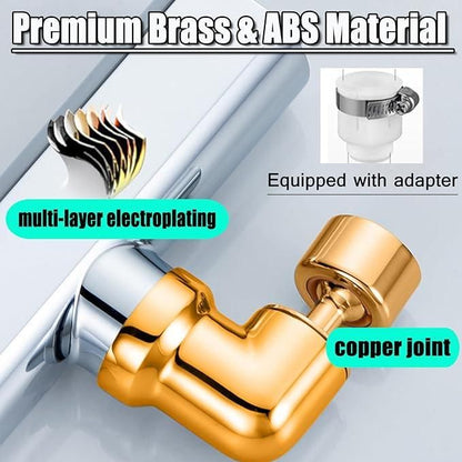 3-in-1 360° Swivel Waterfall Kitchen Faucet with Touch Control and Sink Extender