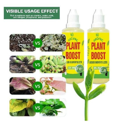 Plant Boost Liquid Biofertilizer for All Crops - Organic Fertilizer (Pack of 4)
