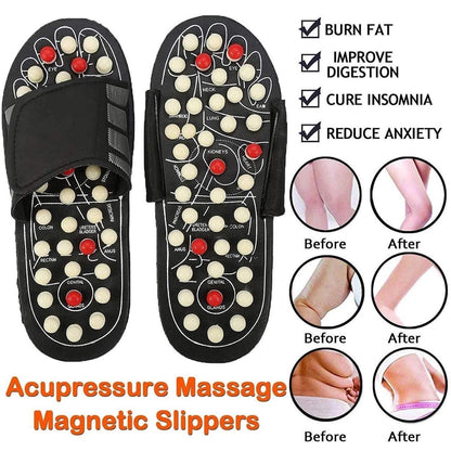Acupressure Magnetic Therapy Slippers for Blood Circulation