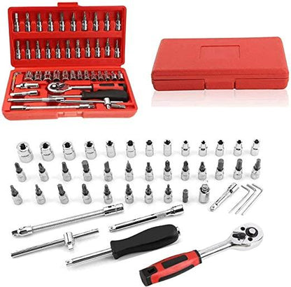 46-in-1 Multi-Purpose Tool Kit for Car Repair &amp; Maintenance