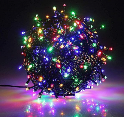 20 Meter LED Christmas Fairy Lights – Multicolor String Lights for Tree & Home Décor | Made in India