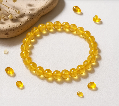 Yellow Citrine Bracelet