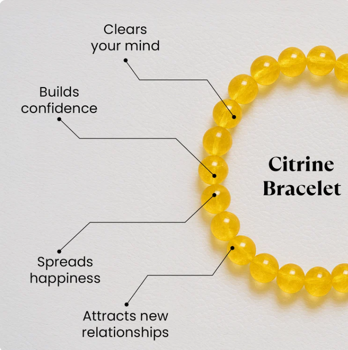 Yellow Citrine Bracelet