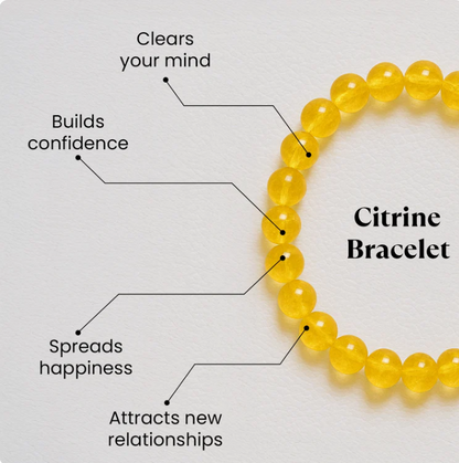 Yellow Citrine Bracelet