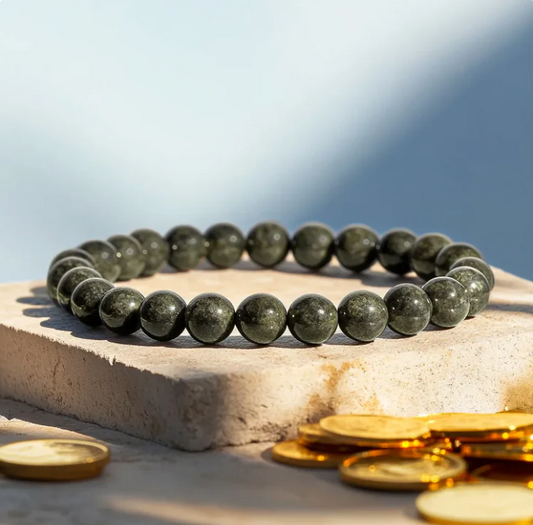 Raw Pyrite Bracelet – Prosperity Meets Protection